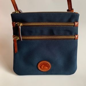 Dooney & Bourke Nylon North South Triple Zip Crossbody Bag